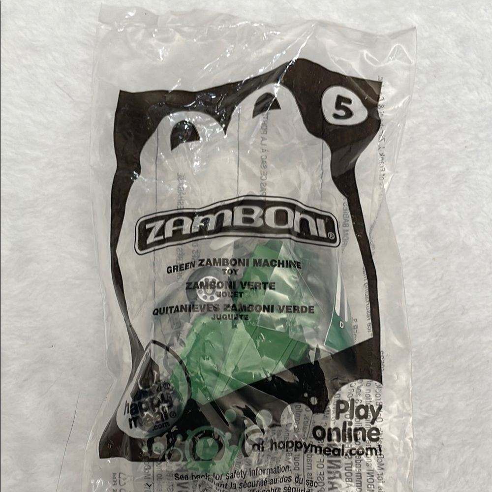 McDonald’s Happy Meal Collectible Zamboni Team Canada #5NHL (2013) New Sealed